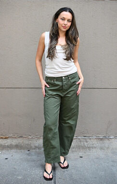 Parke Cotton Twill Horseshoe Pants